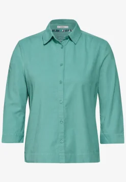 Blouse courte en velours côtelé