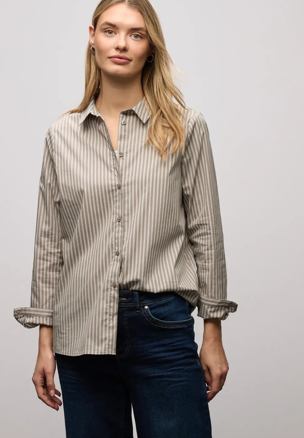 Blouse d'affaires rayée