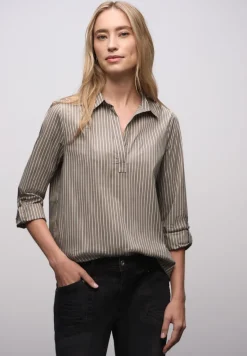 Blouse d'affaires rayée