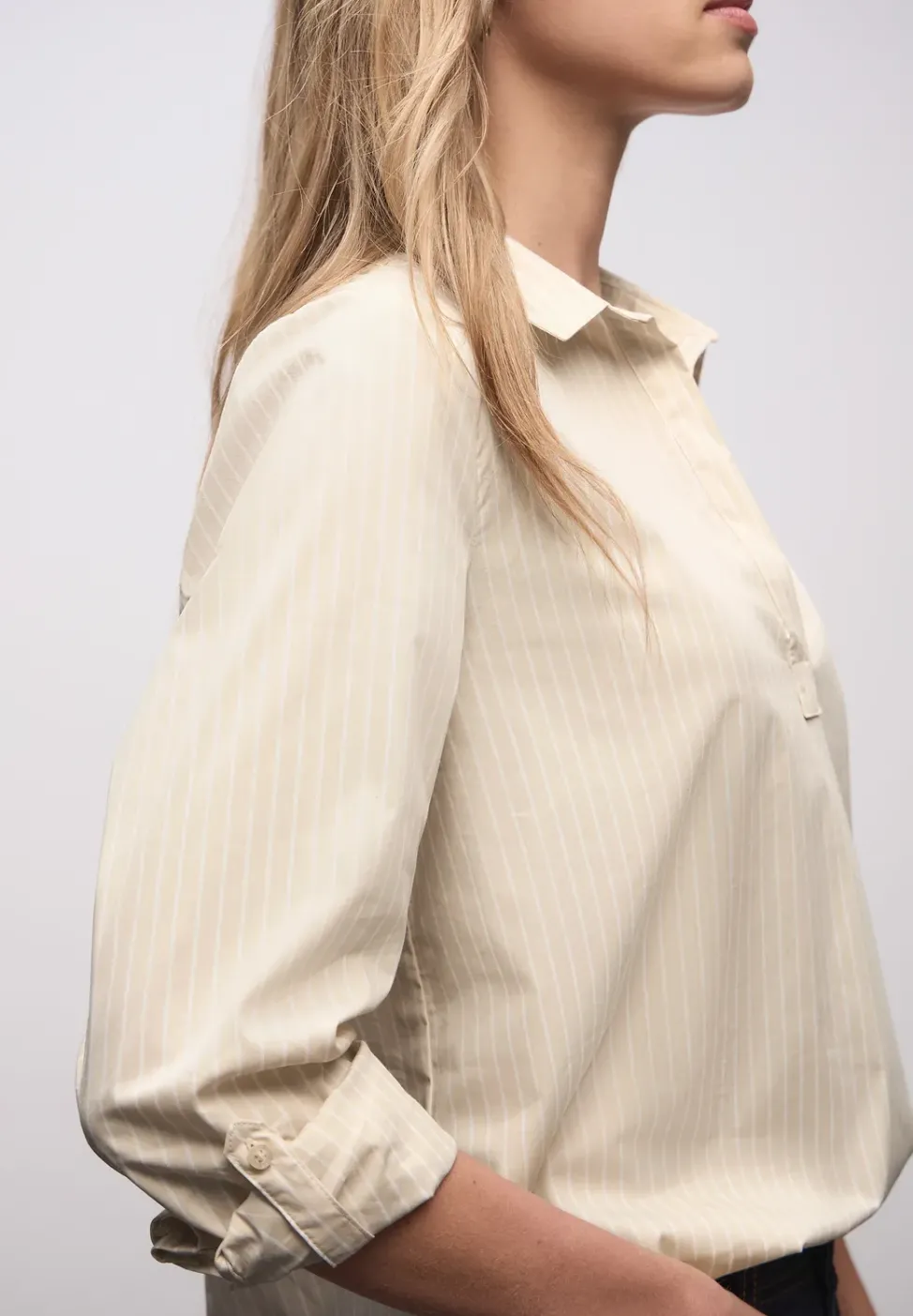 Blouse d'affaires rayée