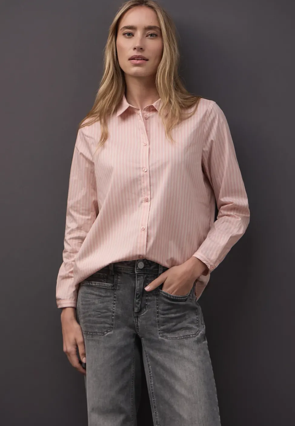 Blouse d'affaires rayée