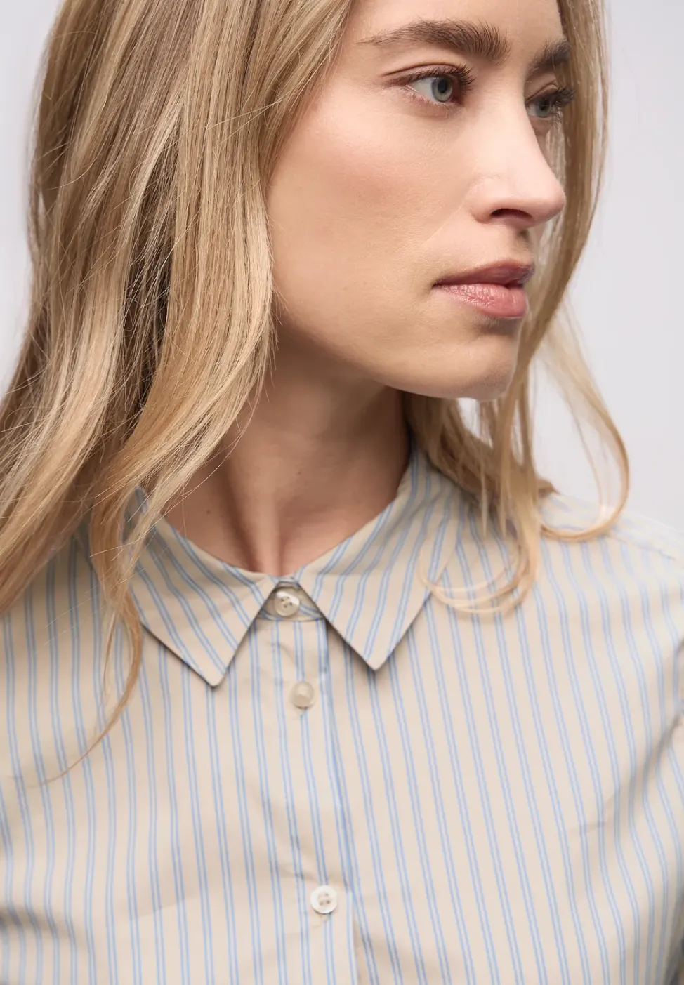 Blouse d'affaires rayée