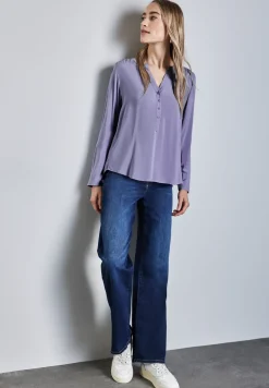 Blouse de base en couleur unie
