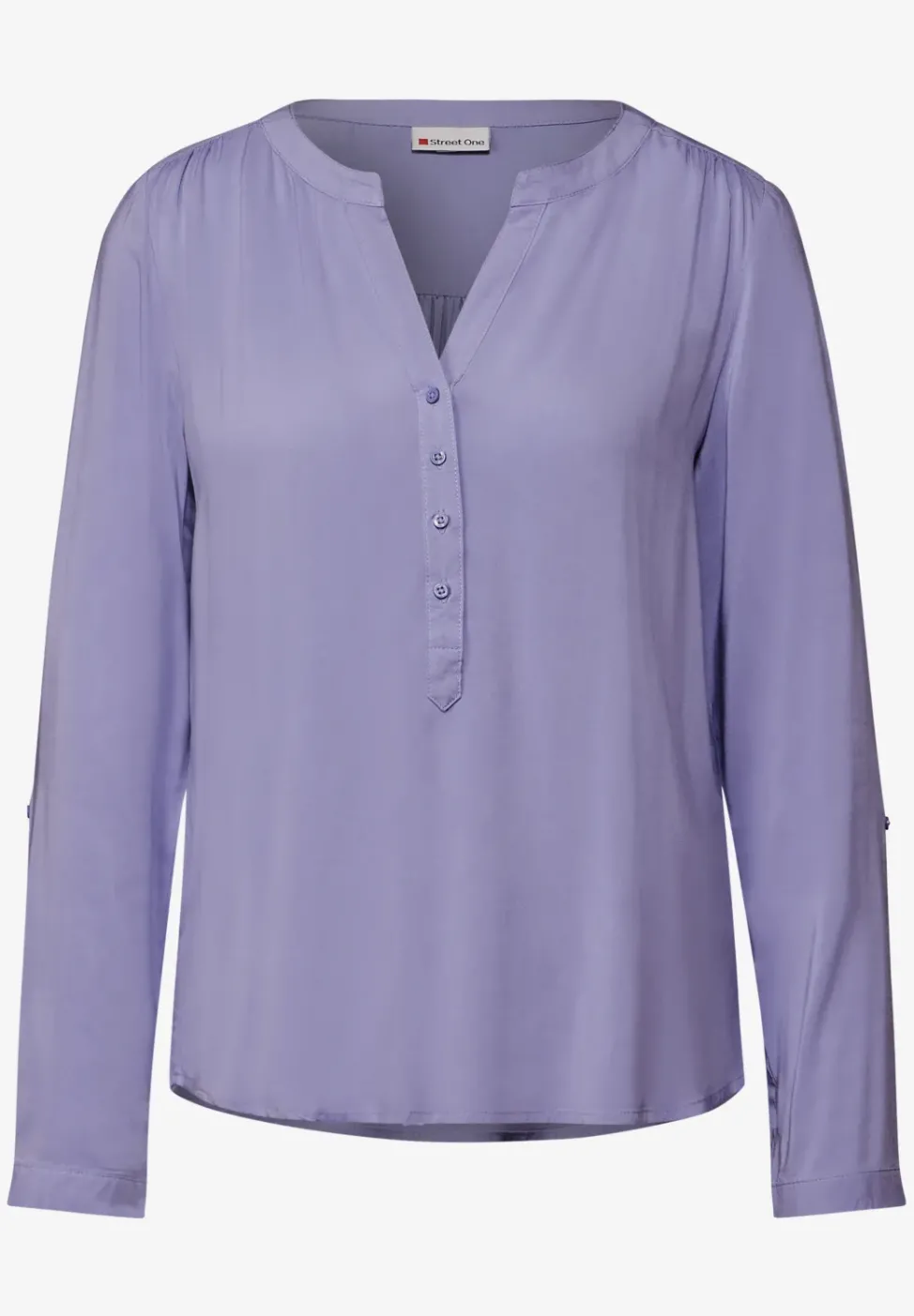 Blouse de base en couleur unie