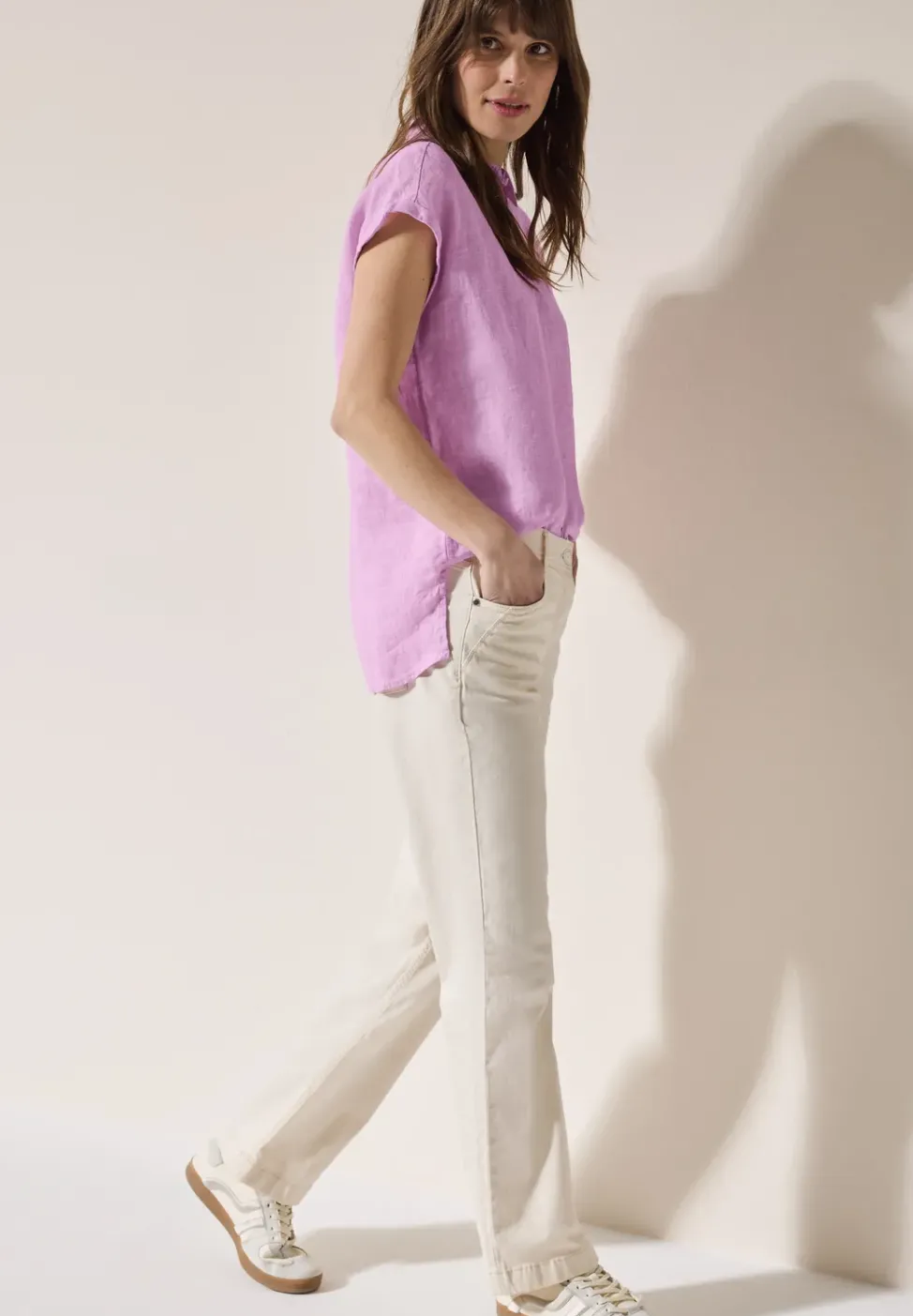 Blouse en chambray