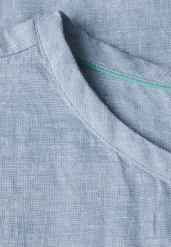 Blouse en chambray avec nœuds