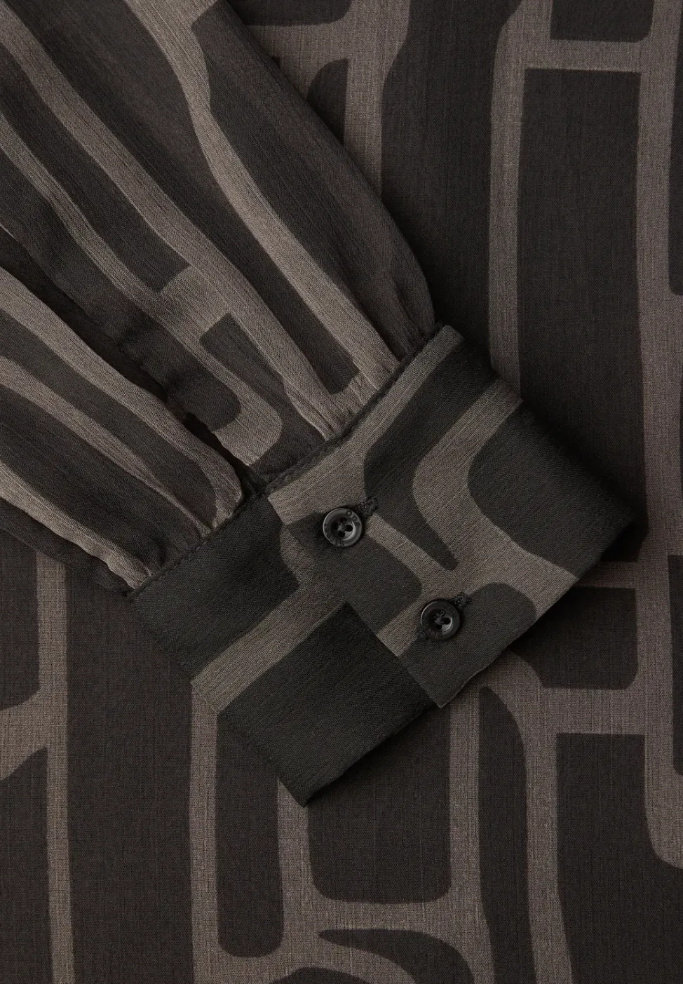 Blouse en chiffon à motifs