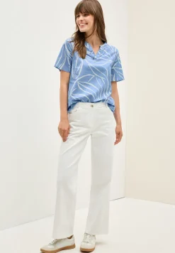 Blouse en coton à motifs
