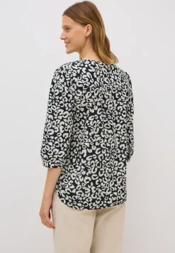 Blouse en coton à motifs