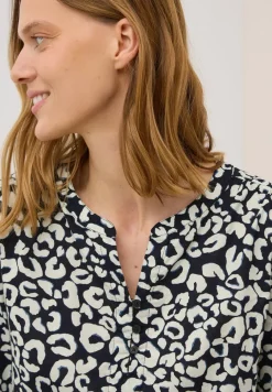 Blouse en coton à motifs