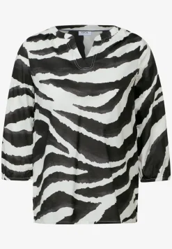 Blouse en coton à motifs