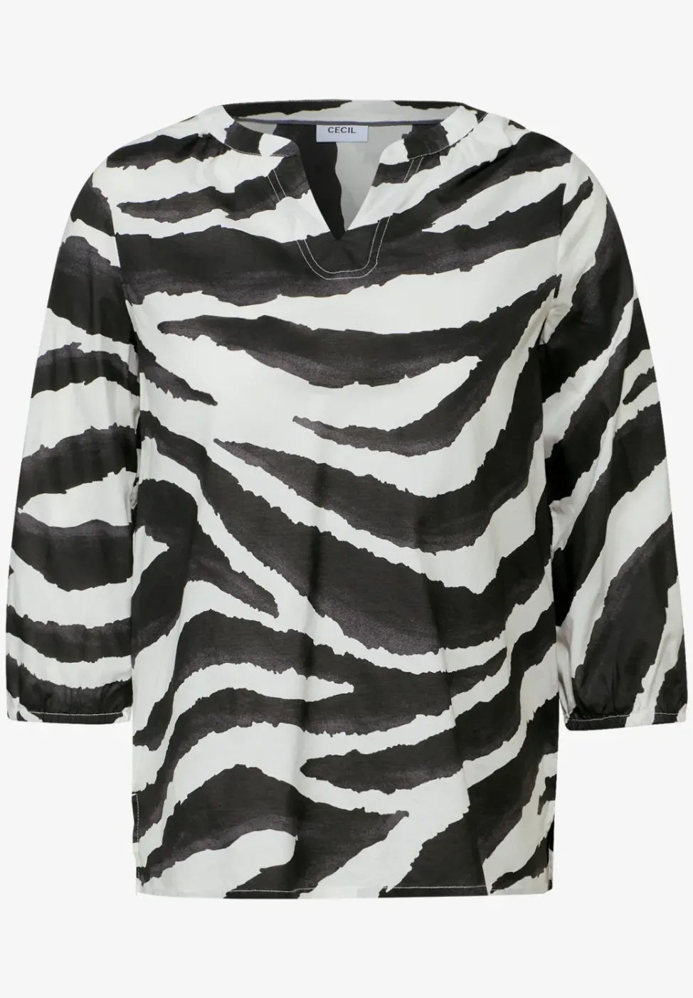 Blouse en coton à motifs