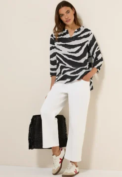 Blouse en coton à motifs