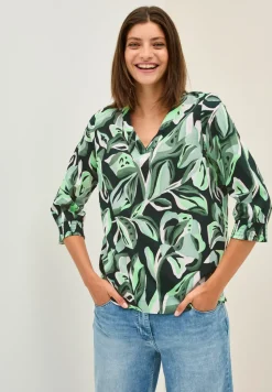 Blouse en coton à motifs