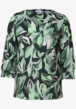 Blouse en coton à motifs