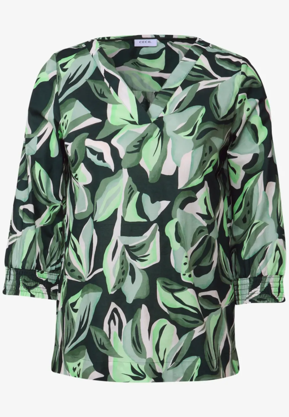 Blouse en coton à motifs