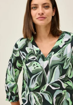 Blouse en coton à motifs