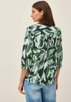 Blouse en coton à motifs
