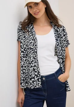 Blouse en coton à motifs