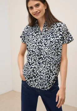 Blouse en coton à motifs