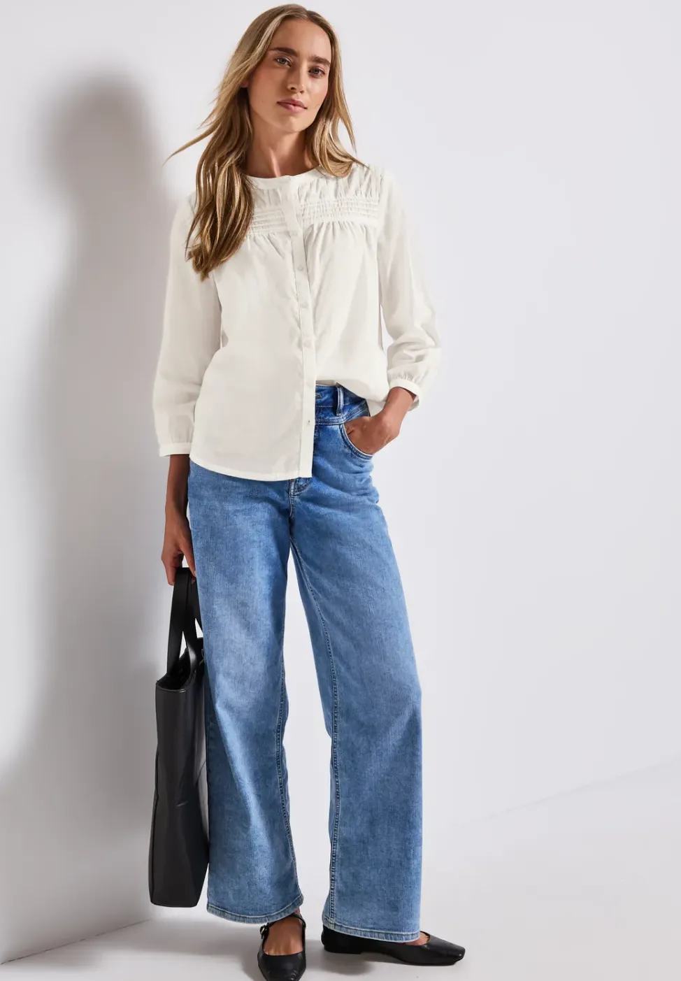 Blouse en coton avec détails