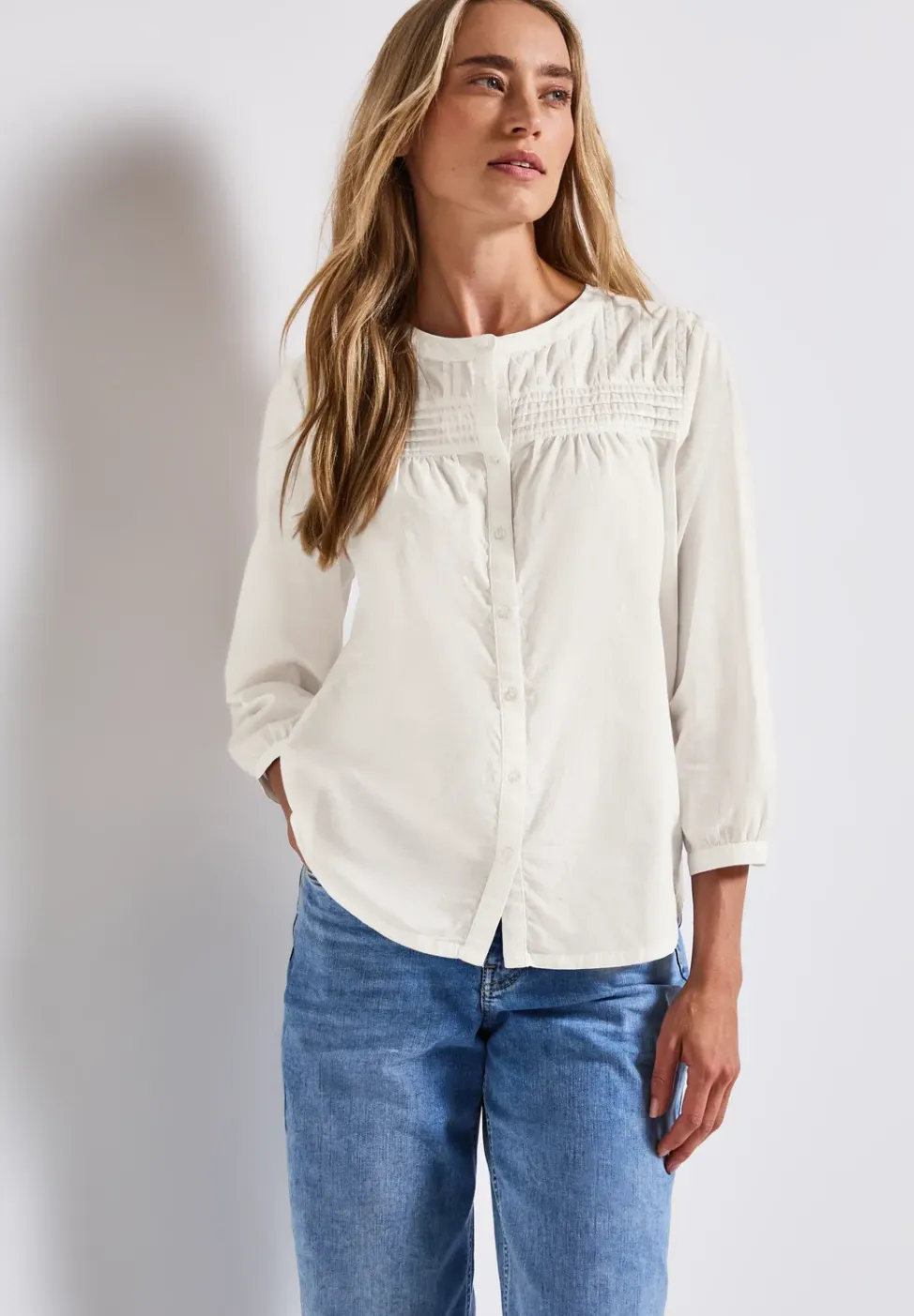 Blouse en coton avec détails