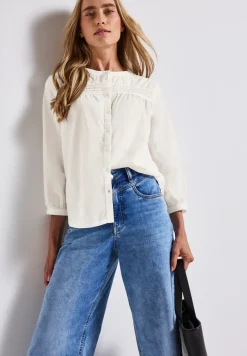 Blouse en coton avec détails