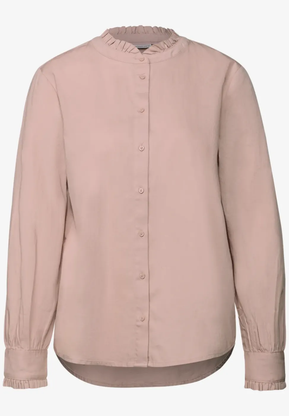 Blouse en coton avec volants