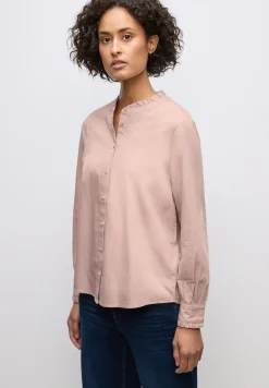 Blouse en coton avec volants