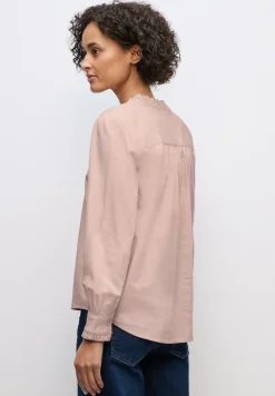 Blouse en coton avec volants