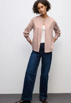 Blouse en coton avec volants