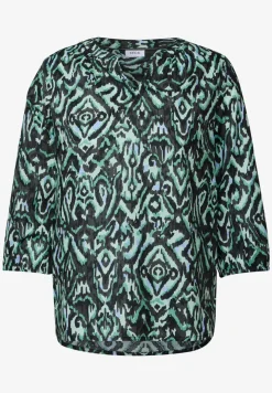 Blouse en coton imprimée