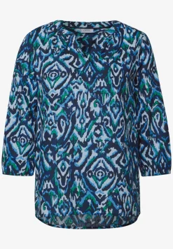 Blouse en coton imprimée