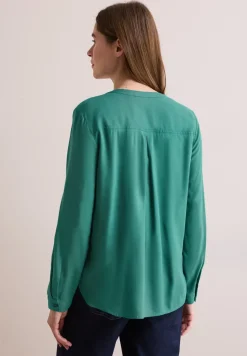 Blouse en couleur unie
