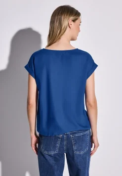 Blouse en couleur unie