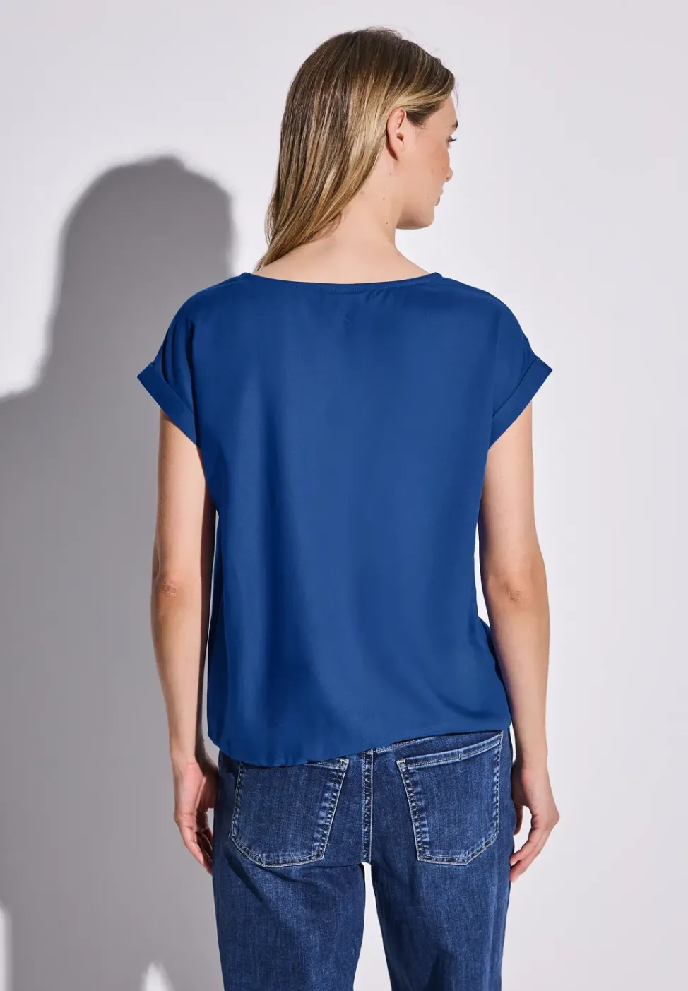 Blouse en couleur unie