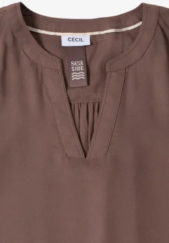 Blouse en couleur unie