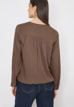Blouse en couleur unie