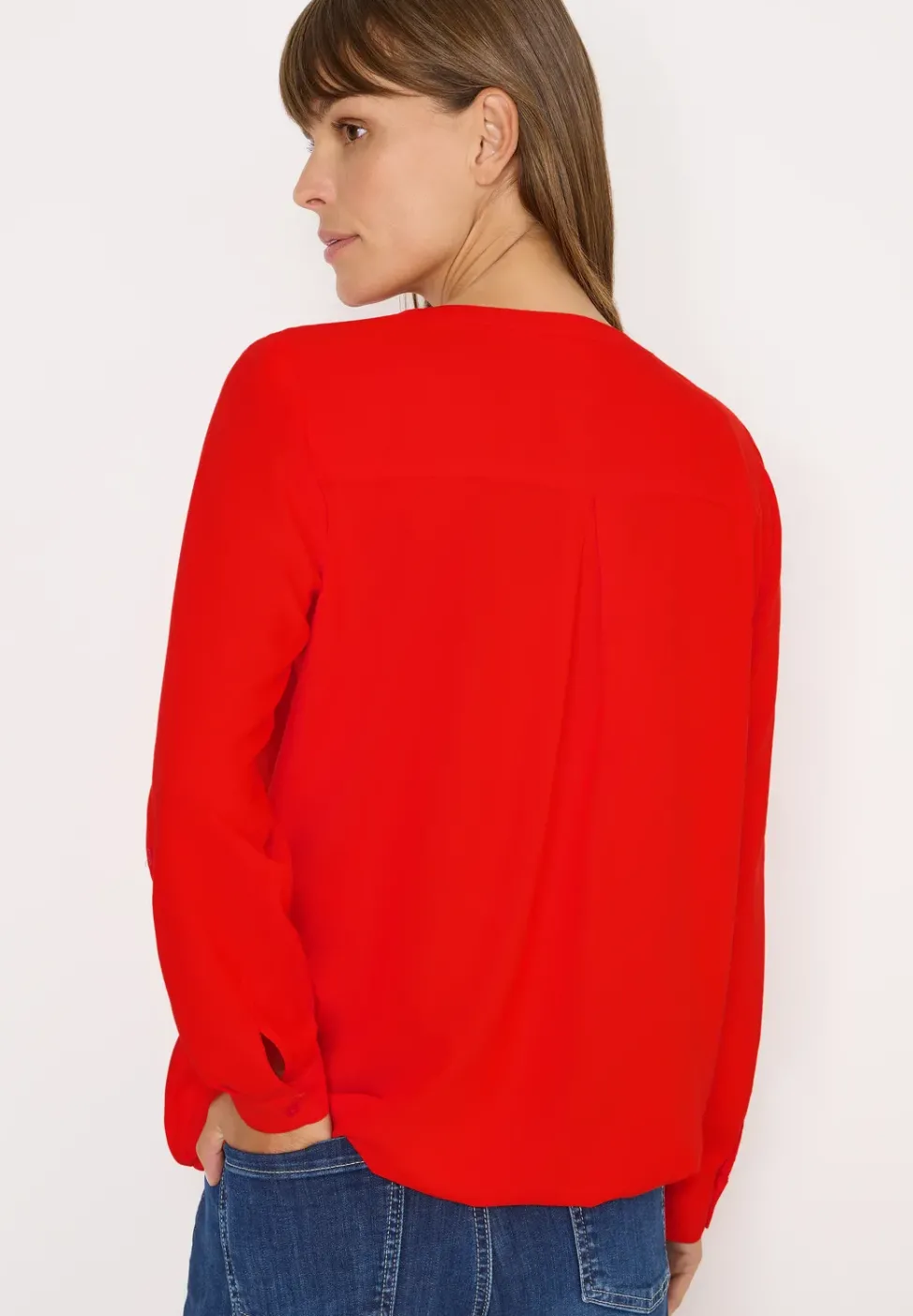 Blouse en couleur unie