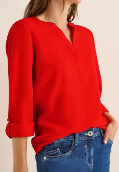 Blouse en couleur unie