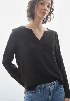 Blouse en couleur unie