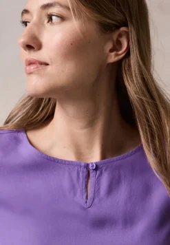 Blouse en couleur unie