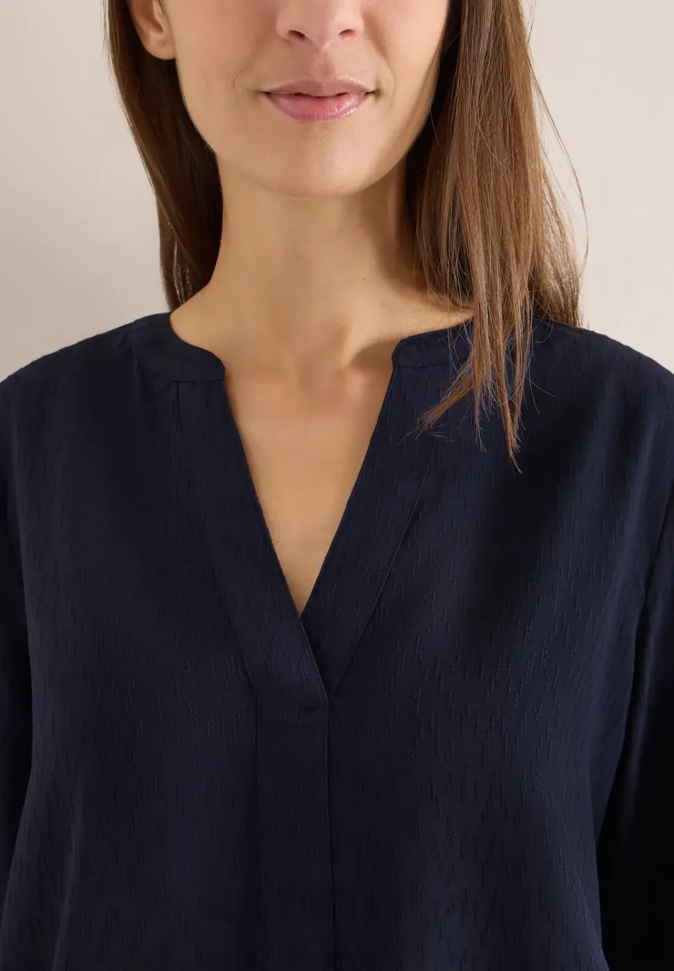 Blouse en couleur unie