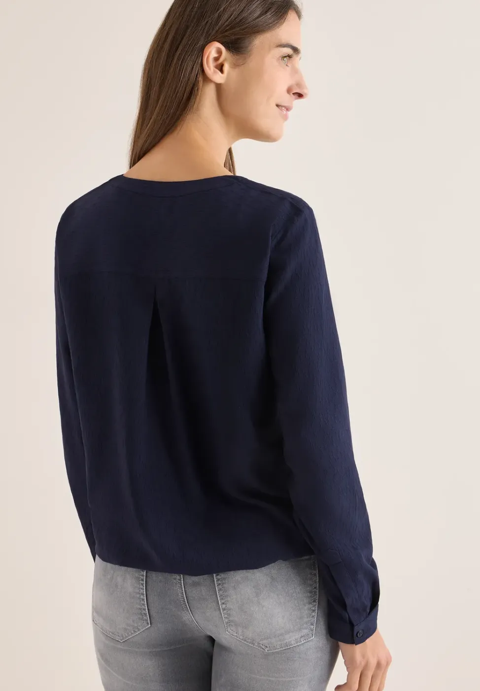 Blouse en couleur unie