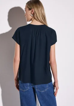 Blouse en couleur unie