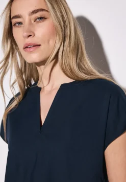 Blouse en couleur unie