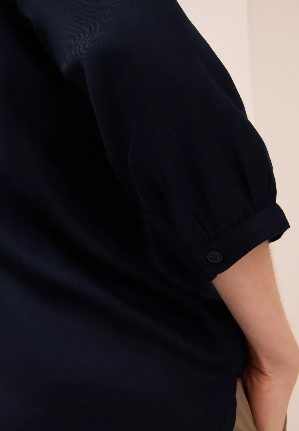 Blouse en couleur unie