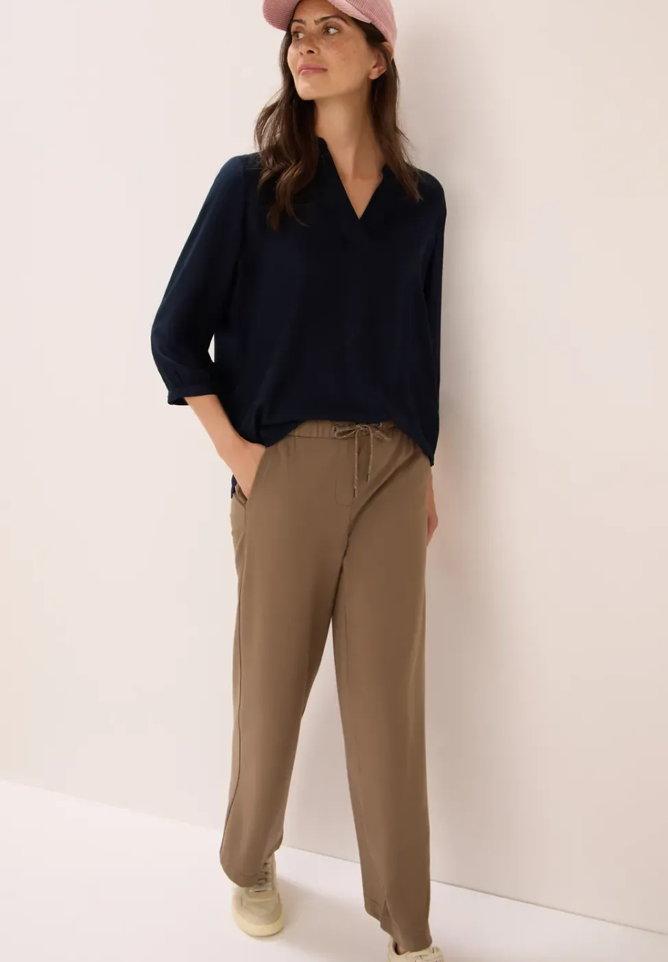 Blouse en couleur unie