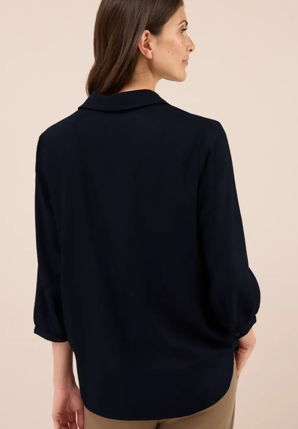 Blouse en couleur unie