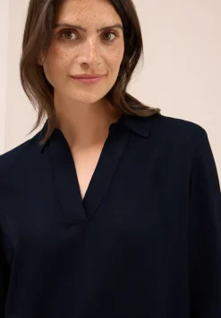 Blouse en couleur unie